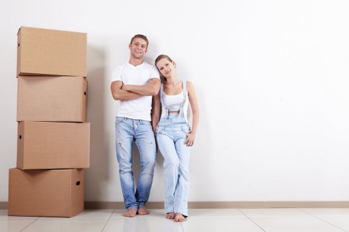 Removal team preparing a home move in Ickenham