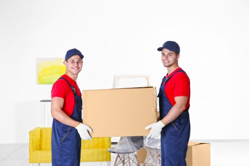 Furniture and household items prepared for charity reuse in Ickenham