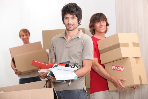 Domestic furniture pick-up with careful lifting and loading