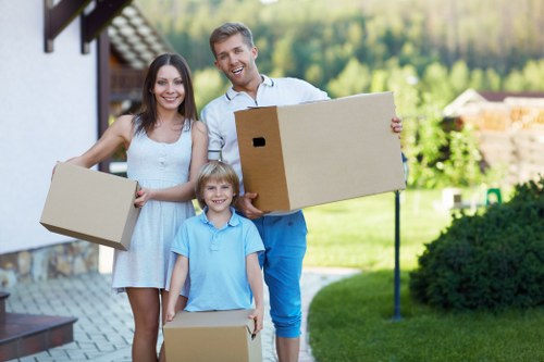 Local office movers handling equipment access in Ickenham