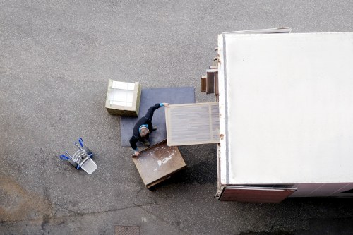 A van service sorting materials for local recycling and transfer stations
