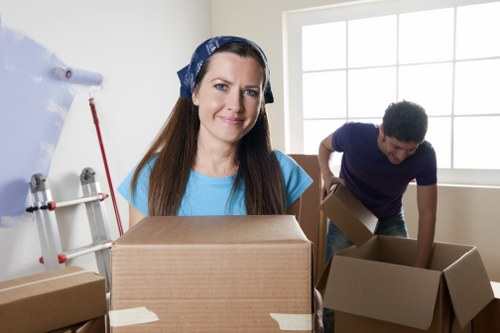 Moving day organisation for a house relocation in Ickenham