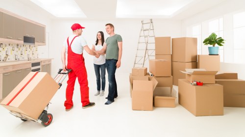 Loading support and transport for local removals in Ickenham