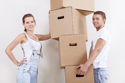 Charity donation and recycling collection as part of a green Ickenham removals service
