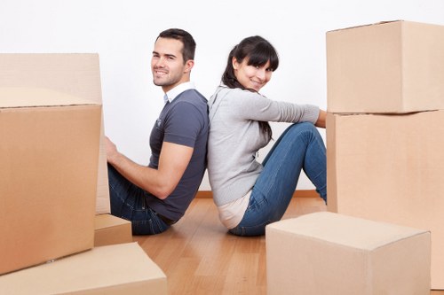 Professional team handling bulky furniture pick-up in Ickenham