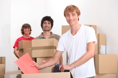 Packing and loading household items for a move in Ickenham