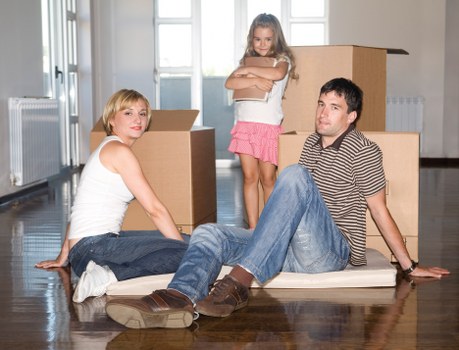 Professional movers loading furniture for a same day removal in Ickenham